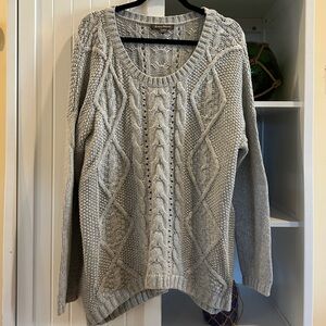 oversized Tommy Bahama cable knit sweater